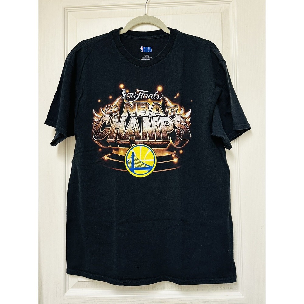 Golden State Mens 2017 The Finals NBA CHAMPS‎ T Shirt Size Large